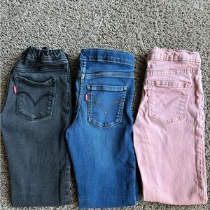 Levi’s Lot Of 3 Jeggings Size 7